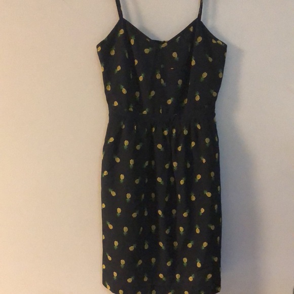 J. Crew Pineapple Spaghetti Strap Dress - Picture 4 of 13
